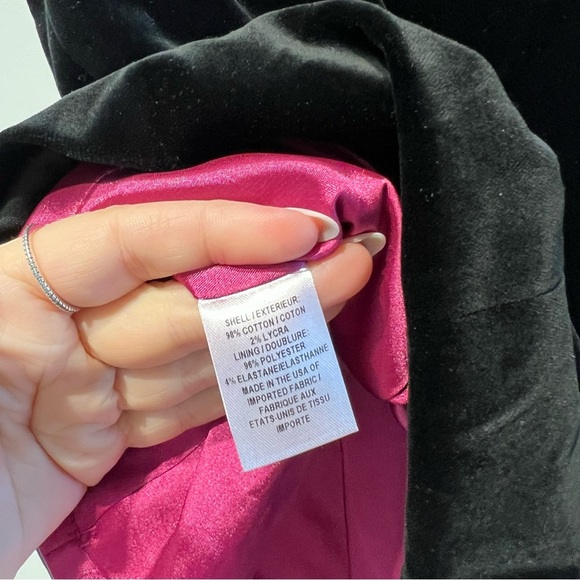 NWT Milly Velvet Bow Dress - Picture 12 of 12